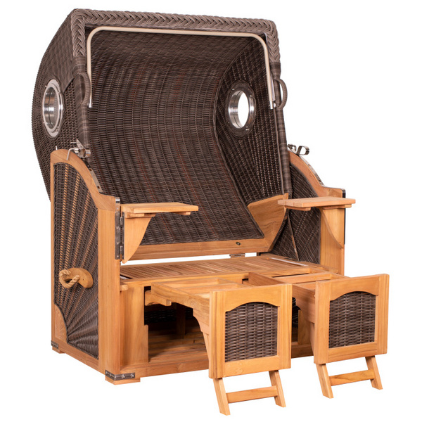 Strandkorb PURE® Seemöwe XL PE stone grey