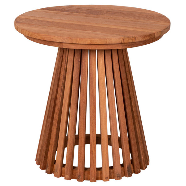 Woodie Beistelltisch Lamellen ø 50 cm