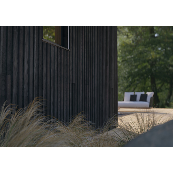 Fassade Board&Batten+ Burnt Cedar 3600x200x26mm