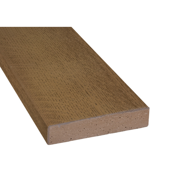 Terrassendiele RMC massiv Coppered Oak einseitig Holzstruktur - 32 x 126 mm