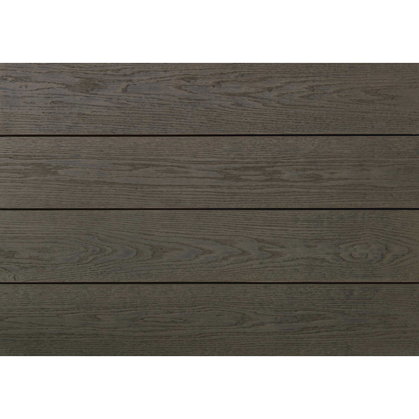 Terrassendiele RMC massiv Ebony Grey einseitig Holzstruktur - 32 x 126 mm