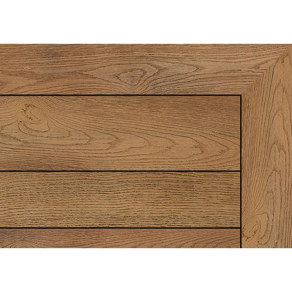 Terrassendiele RMC massiv Coppered Oak einseitig Holzstruktur - 32 x 126 mm