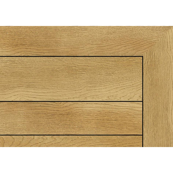 Terrassendiele RMC massiv Golden Oak einseitig Holzstruktur - 32 x 126 mm