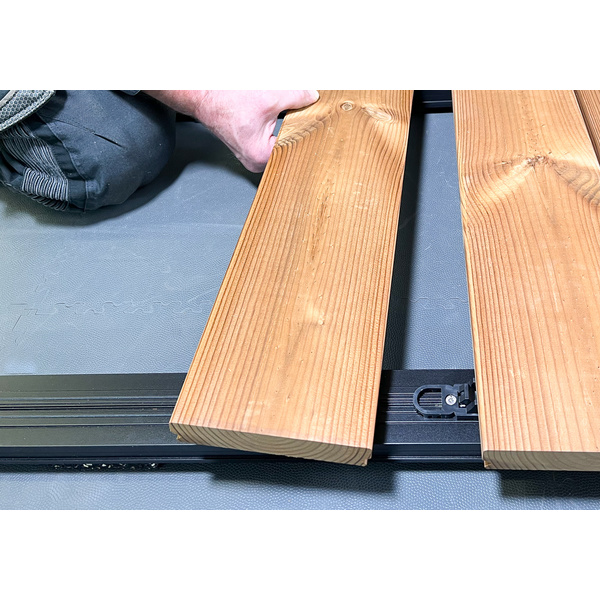 PF2-Befestigungsclip mit Schraube Alu-UK 100Stk