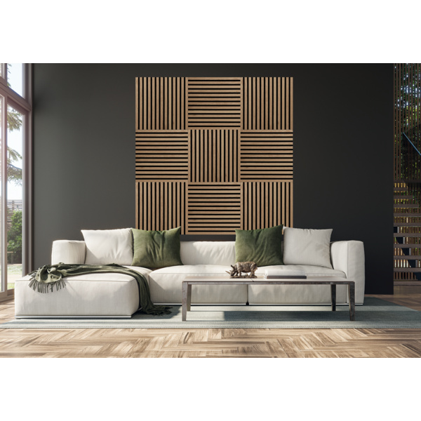 FibroTech SQUARE Panel Light Oak MDF