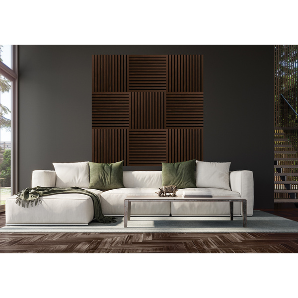 FibroTech SQUARE Panel Smoked Oak MDF