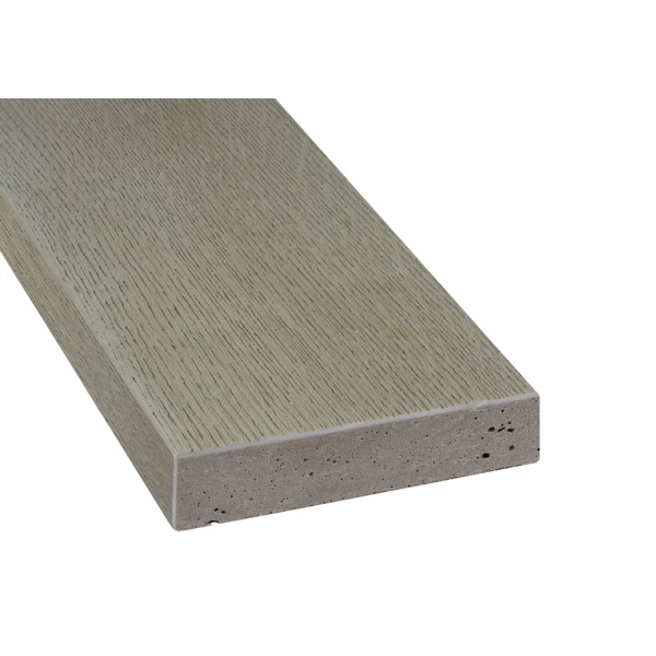 Terrassendiele RMC massiv Smoked Oak einseitig Holzstruktur - 32 x 126 mm