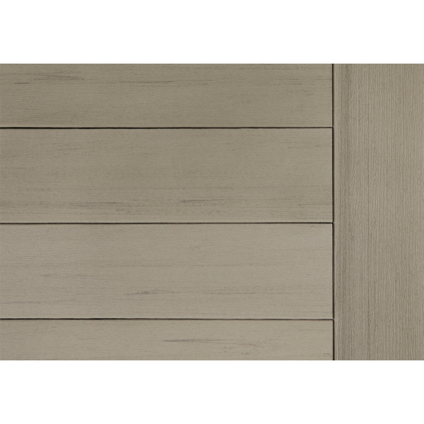 Terrassendiele WPC massiv Weathered Oak einseitig Holzstruktur, längsseitige Nut, Terrain+ - 24 x 136 mm