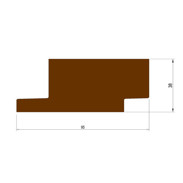 Clear Doppelprofil 75° mWF 2865 4800x145x22mm