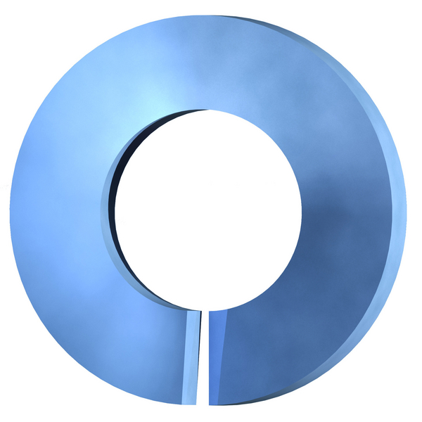 Federringe Form B DIN 127 B 6 Stahl blau verzinkt passiviert