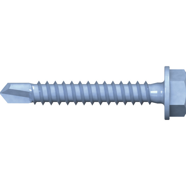 Bohrschraube Sechskantkopf DIN 7504 K  Stahl verzinkt blau passiviert