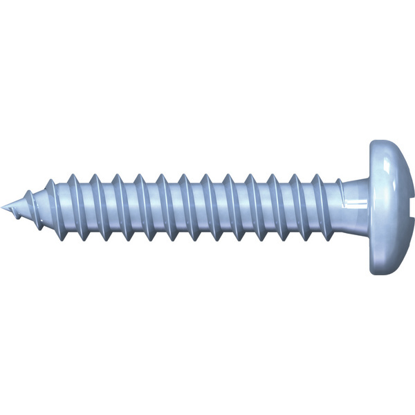 Blechschraube Pan Head DIN 7981 PZ  Stahl verzinkt blau passiviert