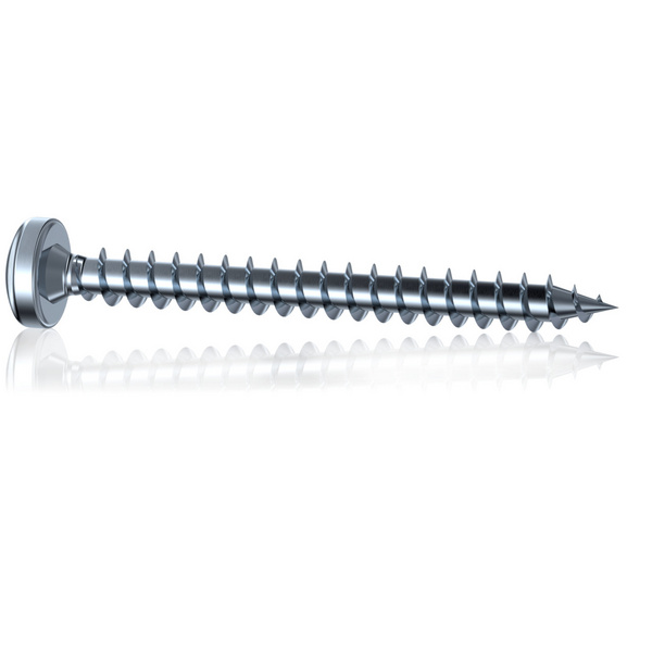 Spanplattenschraube R2 plus Pan Head TX VG Stahl blau verzinkt gleitbeschichtet