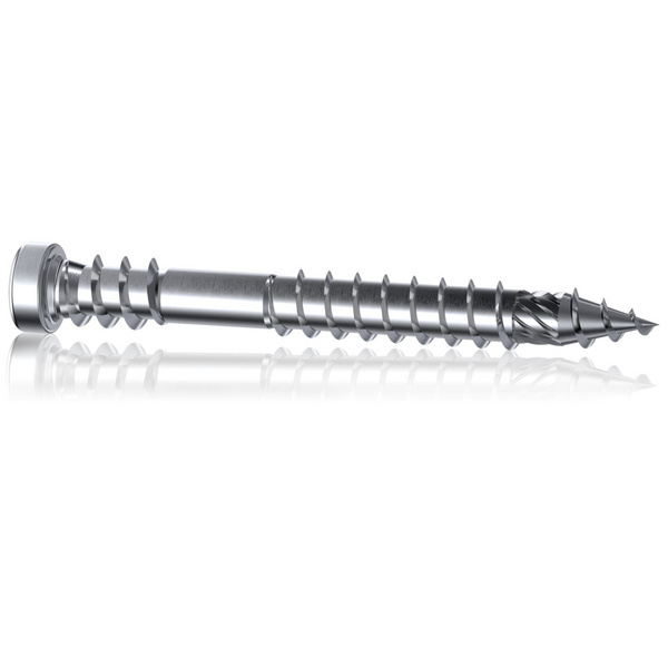 Terrassenschraube RT UNI SIT 20 7mm Kopf DRIBO Spitze  Edelstahl A2 gebeizt passiviert gleitbeschichtet
