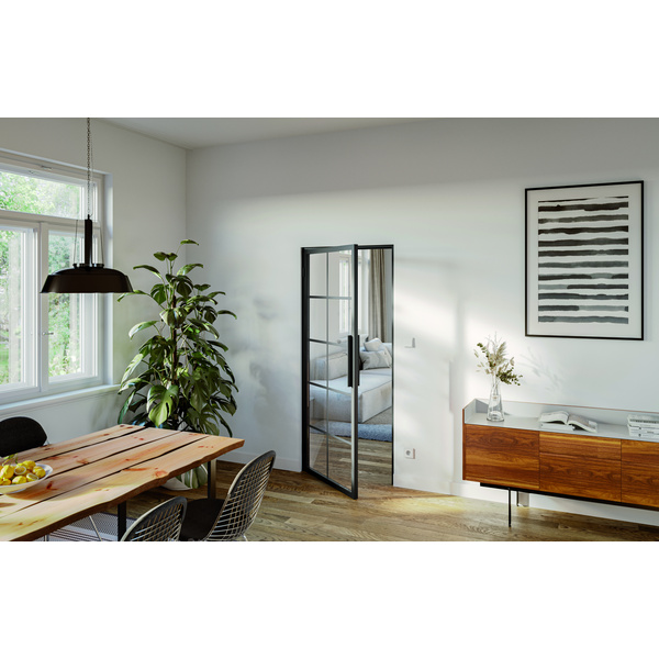 Ganzglastür inkl. Beschlagset Klar Typ 8 "LOFT+MEHR 90"