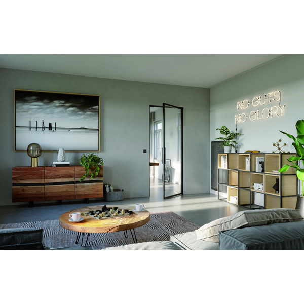 Ganzglastür inkl. Beschlagset Klar "LOFT+MEHR 90"