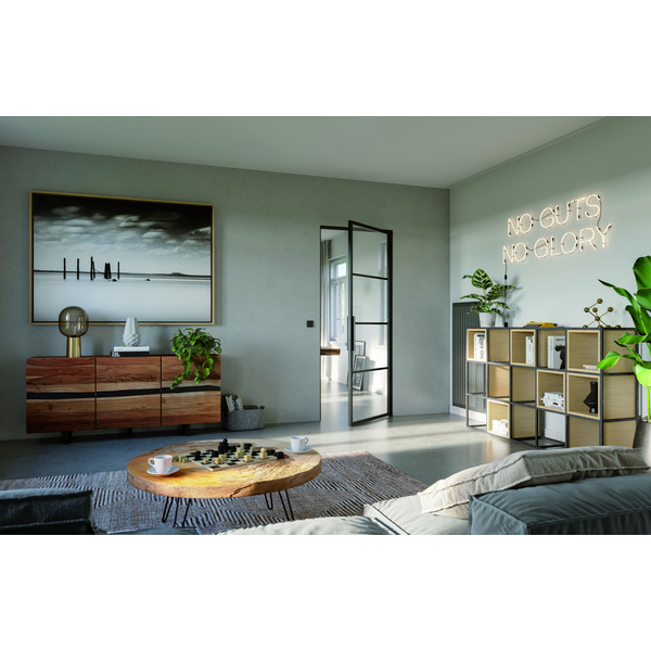 Ganzglastür inkl. Beschlagset Klar Typ 9 "LOFT+MEHR 90"