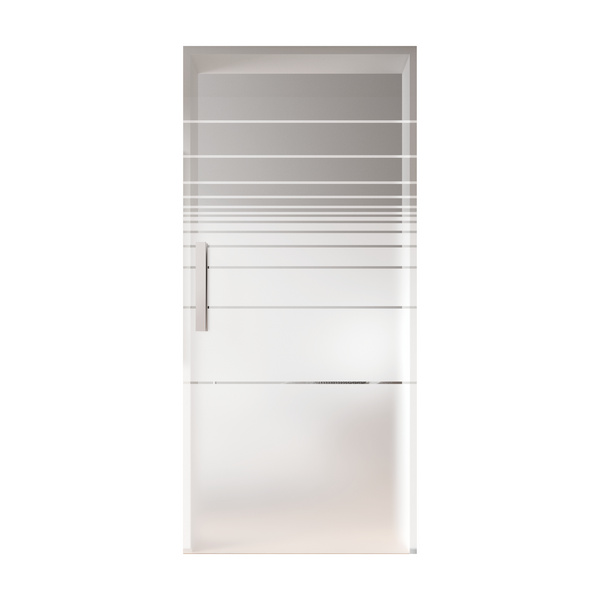 Glasschiebetür Satiniert Horizo "GLASWORK 180"