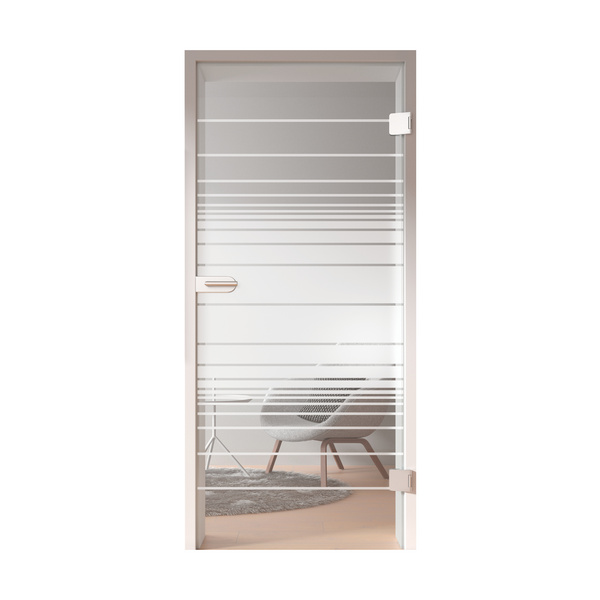 Ganzglastür Klar Horizo "GLASWORK 90"