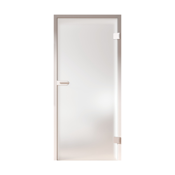 Ganzglastür Satiniert Weißglas "GLASWORK 90"