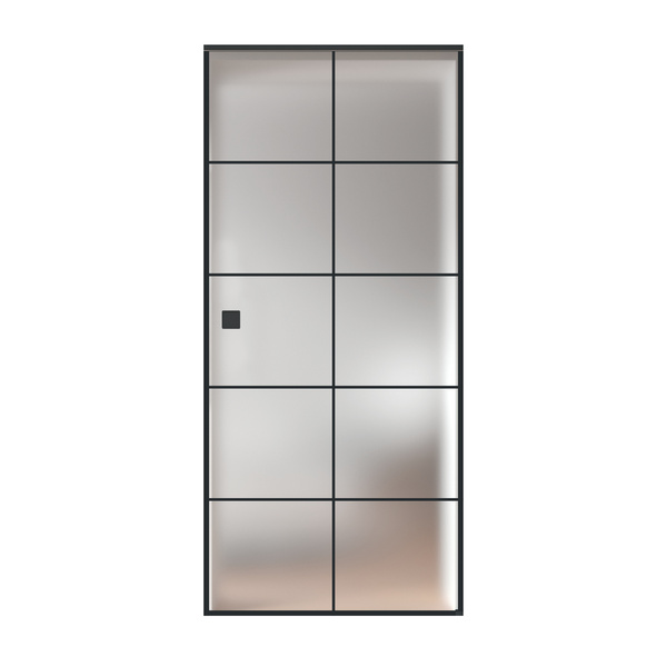 Glasschiebetür Satiniert Loft 10 Felder "GLASWORK 180"