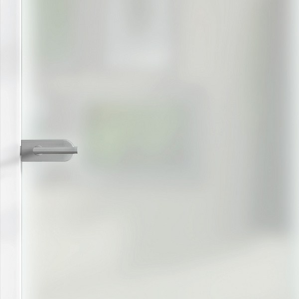 Ganzglastür Satiniert Weißglas "GLASWORK 90"