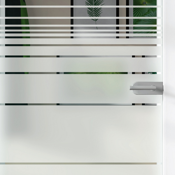 Ganzglastür Satiniert Horizo "GLASWORK 90"