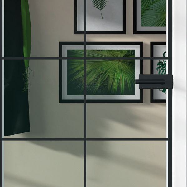 Ganzglastür Klar Loft 10 Felder "GLASWORK 90"