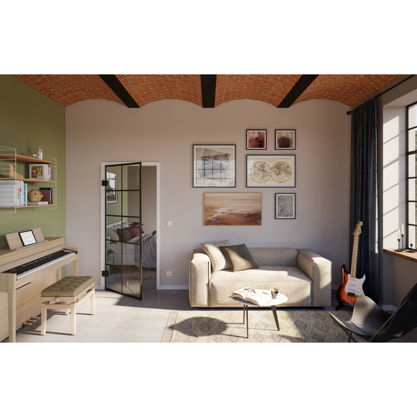 Ganzglastür inkl. Beschlagset Klar Typ 8 "Slimwork 90"