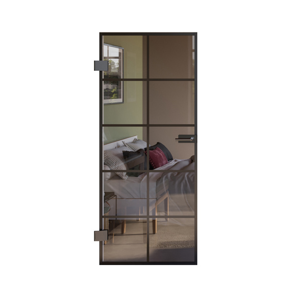 Ganzglastür inkl. Beschlagset Klar Typ 8 "Slimwork 90"