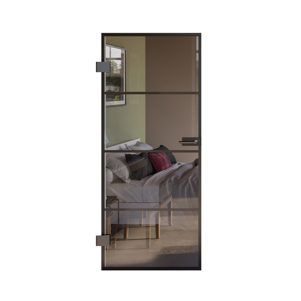 Ganzglastür inkl. Beschlagset Klar Typ 9 "Slimwork 90"