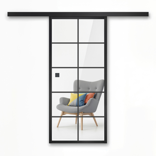 Glasschiebetür Klar Typ 8 "LOFT+MEHR 180"