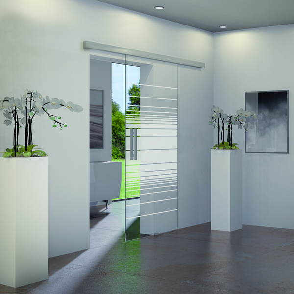 Glasschiebetür Klar Horizo "GLASWORK 180"