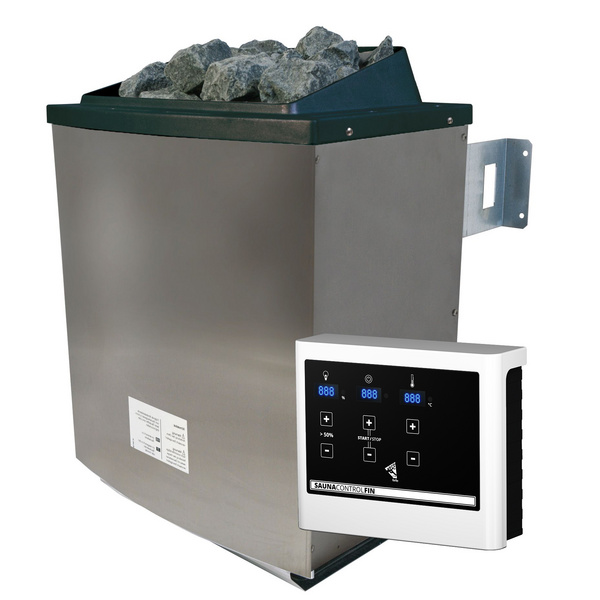 Saunaofen 9kW SET mit Steinen und Steuerung Easy Finnisch
