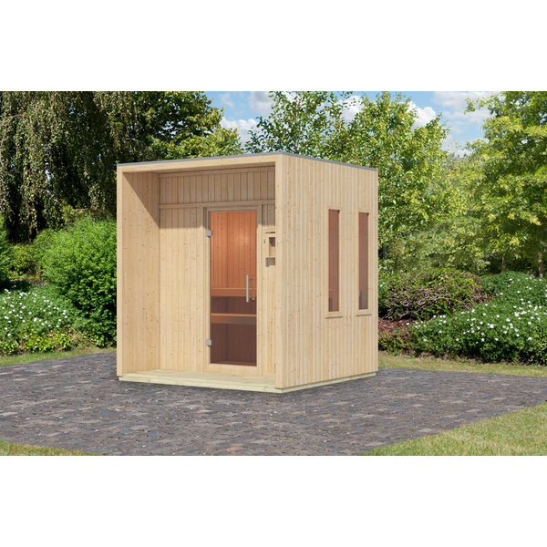 Saunahaus Arcadia naturbelassen 2165x2195x2440mm
