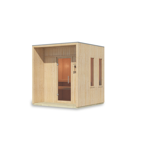 Saunahaus Arcadia naturbelassen 2165x2195x2440mm