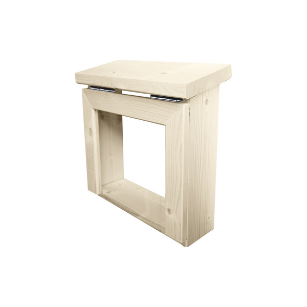 Steuergerätverkleidung für Aussenbereich 340x318x157mm (B/H/T) Bausatz VK weiß