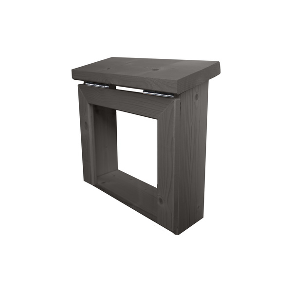 Steuergerätverkleidung für Aussenbereich 340x318x157mm (B/H/T) Bausatz VK terragrau