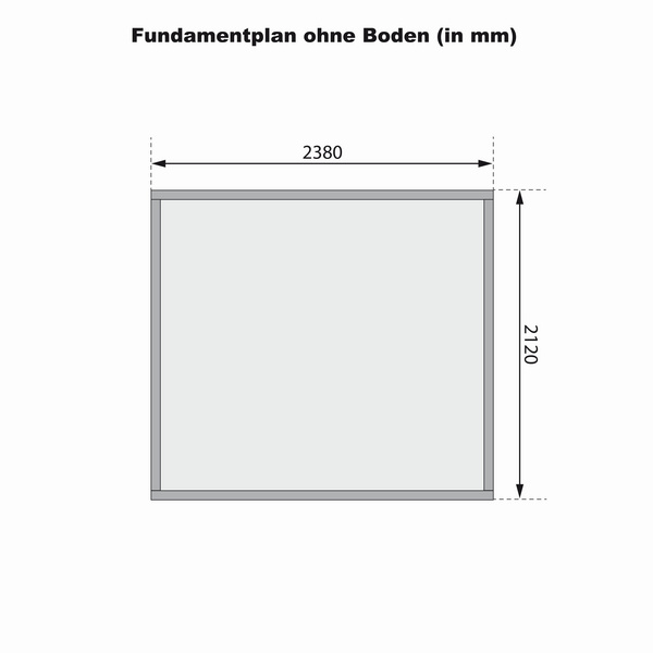 Fasssauna Quadro 1 Plus SET naturbelassen mit Ofen 9kW ext. Strg. 1750x2425x2050mm