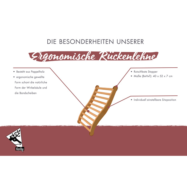 Ergonomische Rückenlehne Classic