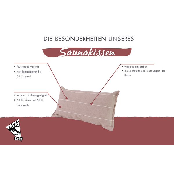 Saunakissen weiß