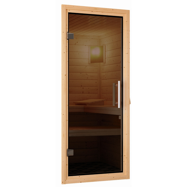 Türpaket 38+40mm Sauna Modern Anthrazit - Graphit