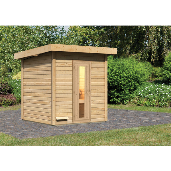 Saunahaus Hytti 2 naturbelassen 1960x1960x2280mm