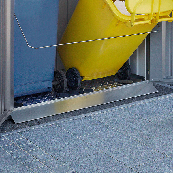 Boden-Set Mülltonnenbox Alex Duo 1420x940x40mm