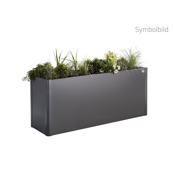 Pflanzbeet Belvedere MINI Gr. 100 dunkelgrau- metallic 1020x530x450mm