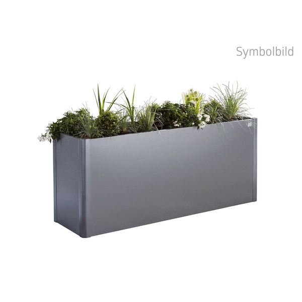 Pflanzbeet Belvedere MIDI Gr. 200 quarzgrau- metallic 2010x530x610mm