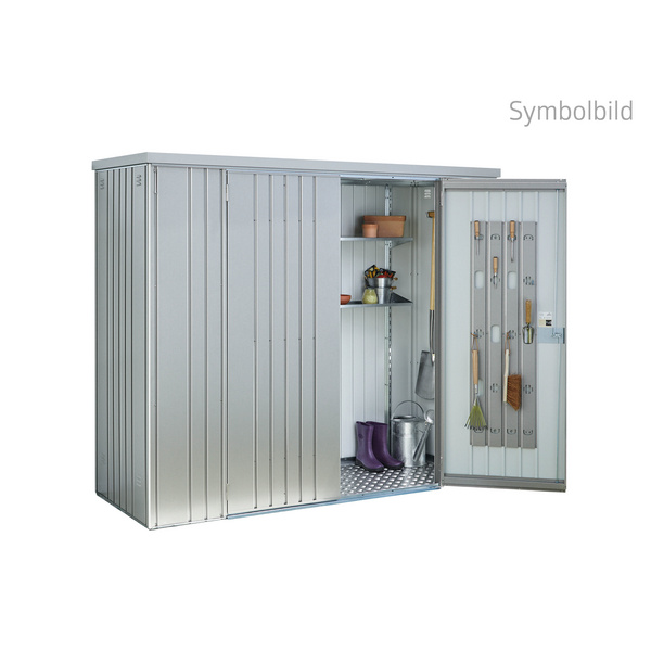 Geräteschrank Gr. 90 silber- metallic 930x830x1825mm
