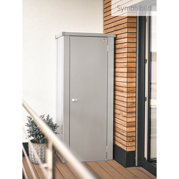 Terrassenschrank Julia Gr. L silber- metallic 777x870x1402mm