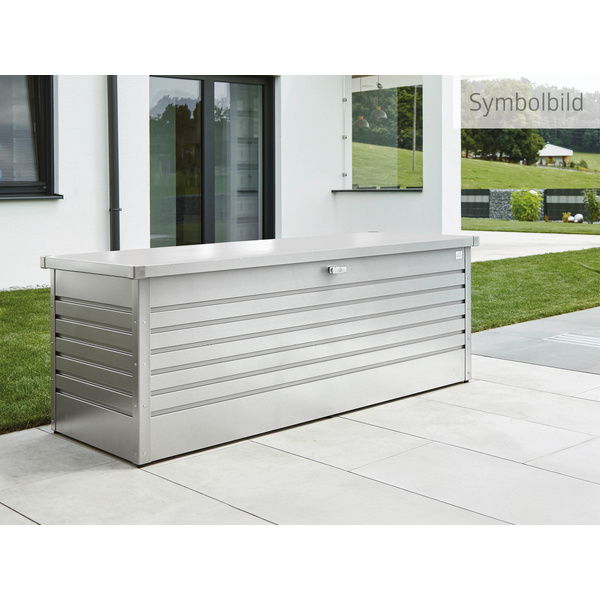 FreizeitBox 160 silber- metallic 1600x790x830mm