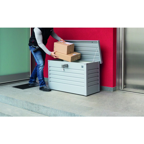 Paket-Box 100 silber- metallic 1010x460x610mm